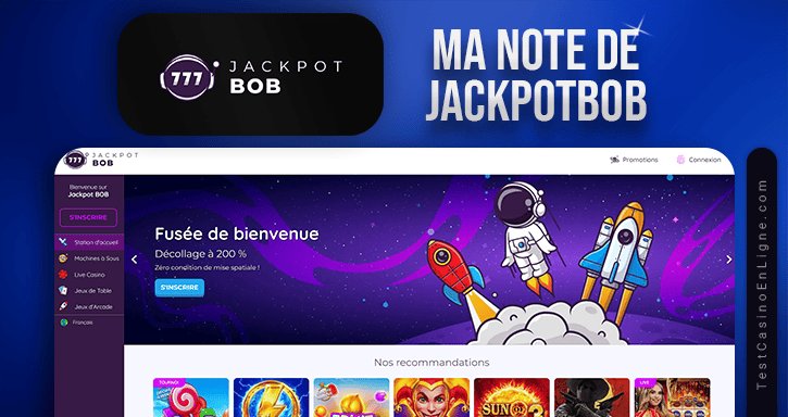France - jackpot bob connexion